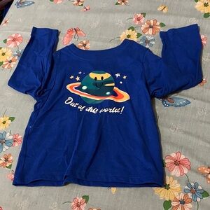 Garanimals Blue Long Sleeve Tee with Planet Design